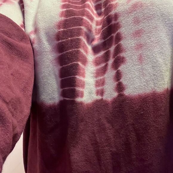 The Lounge Life Weekendย Sweatshirt 1XL Tye-dyed Pink &โWhiteโOverโSized - Picture 6 of 10